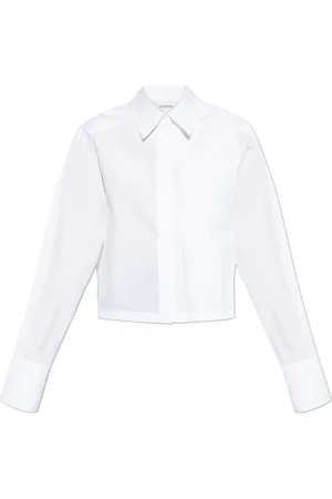Sportmax Bluser & Skjorter, Dame, Hvid, S, Bomuld, Deborah Skjorte