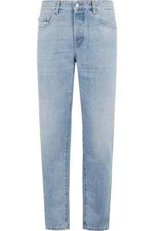 DEPARTMENT FIVE Jeans, Herre, Blå, W33, Denim, Lys Denim Jeans med 5 Lommer