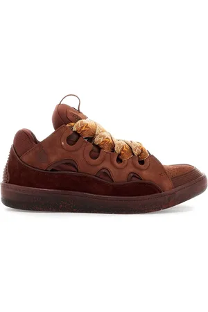 Lanvin Sko, Dame, Brun, 39 EU, Læder, Curb Sneakers