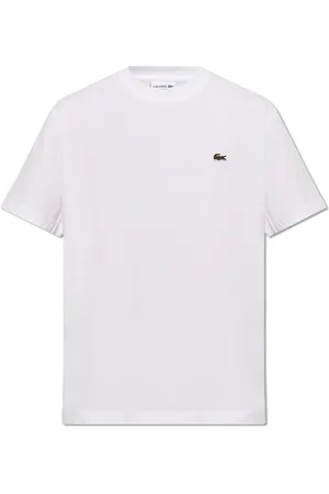 Lacoste Top, Herre, Hvid, XL, Bomuld, Bomulds T-shirt