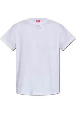 Diesel Top, Dame, Hvid, XS, Bomuld, T-Marey T-shirt