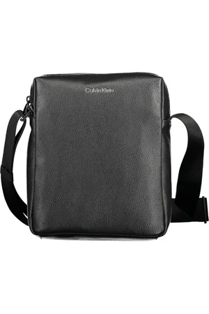 Calvin Klein Taske, Herre, Sort, ONE SIZE, Uld, Skuldertaske med lynlåslukning