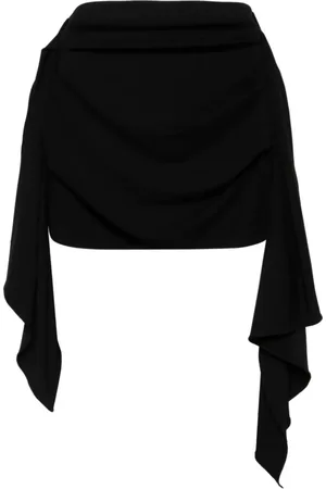 The Attico Nederdel, Dame, Sort, 2XS, Short Nederdel