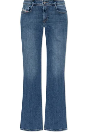 Diesel Jeans, Dame, Blå, W30 L32, Bomuld, Boot-cut Jeans