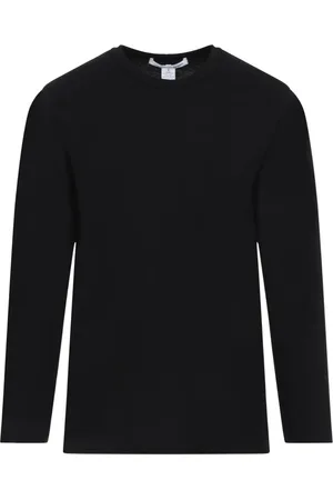 Comme des Garçons Top, Herre, Sort, S, Bomuld, Sort Bomulds T-Shirt
