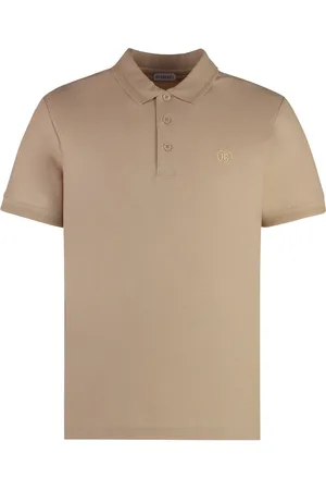 Burberry Top, Herre, , 2XL, Bomuld, Bomulds polo shirt med ribkant