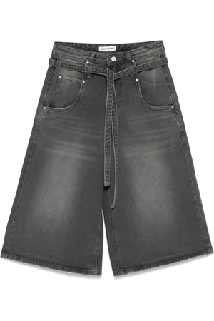 Low Classic Shorts, Dame, Grå, S, Denim, Klassiske Grå Denim Jeans