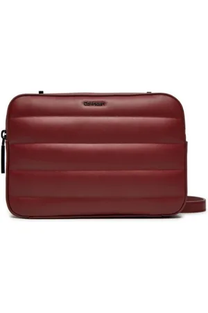 Calvin Klein Taske, Dame, Rød, ONE SIZE, Uld, Quilt Kamerataske