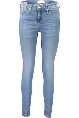 Calvin Klein Jeans, Dame, Blå, W25 L30, Bomuld, Skinny Jeans