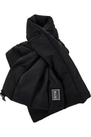 VERSACE Tilbehør, Dame, Sort, ONE SIZE, Læder, Tørklæder Sort