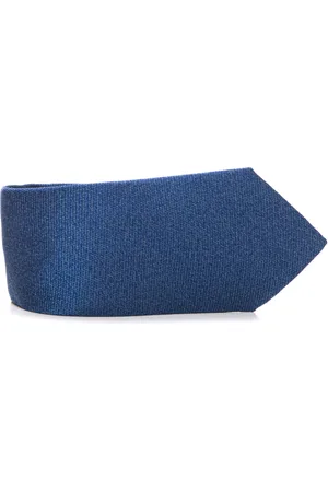 CANALI Tilbehør, Herre, Blå, ONE SIZE, Uld, Silke Slub Tekstur Slips