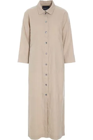 Bitte Kai Rand Kjole, Dame, , S, Uld, Lazy Linen Dress Dusty Quartz