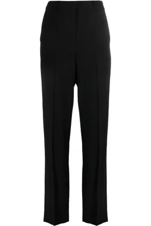 Emporio Armani Bukser, Dame, Sort, M, Bomuld, Slim-fit Bukser