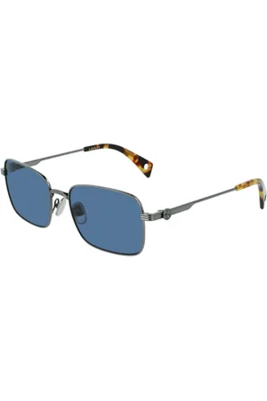 Lanvin Tilbehør, unisex, Grå, 56 MM, Metalgrå solbriller