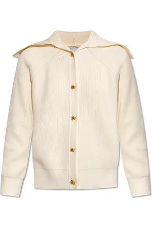 Bottega Veneta Strik, Dame, , S, Bomuld, Ribstrikket Cardigan