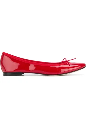 Repetto Sko, Dame, Rød, 39 1/2 EU, Canvas Ballerina Ballet Flats