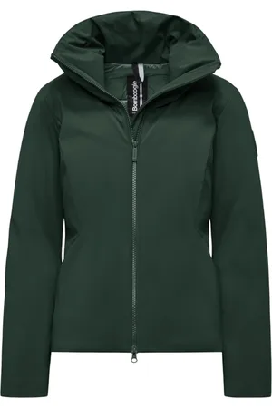 Bomboogie Jakke, Dame, Grøn, M, Nylon, Kort Vatteret Jakke