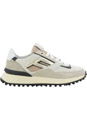 Floris van Bommel Sko, Dame, Grå, 41 EU, Læder, Lysegrå Sneakers