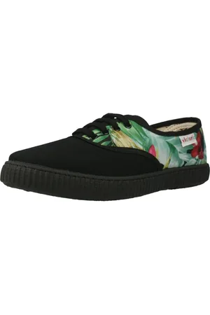 victoria Sko, Dame, Sort, 36 EU, Printede Sneakers til Kvinder