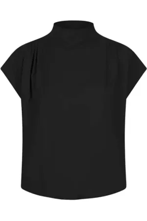 Dante 6 Top, Dame, Sort, XS, Uld, Draperet Jersey Top