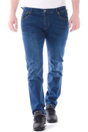 D.A. Daniele Alessandrini Jeans, Herre, Blå, W40, Denim, Mørke Denim Jeans