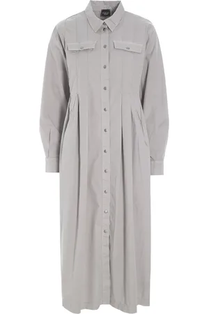 Bitte Kai Rand Kjole, Dame, Grå, M, Bomuld, Opal Grey Kjole Senmei Stil