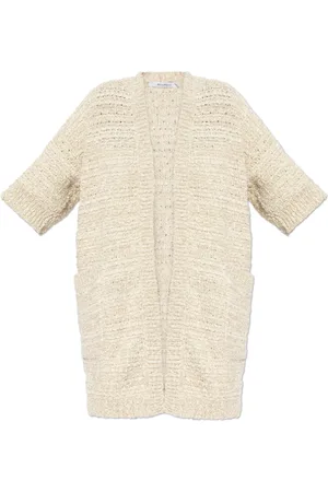Max Mara Strik, Dame, , XL, Bomuld, Cardigan med lommer