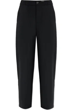 Marni Bukser, Dame, Sort, XS, Uld, Straight-leg bukser