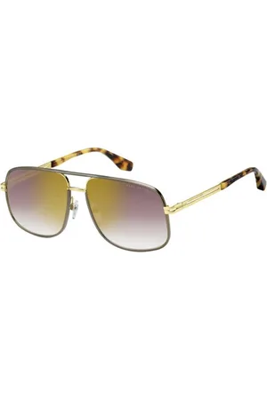 Marc Jacobs Tilbehør, Herre, Gul, 60 MM, Uld, Stilfulde solbriller