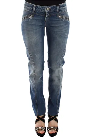 ERMANNO SCERVINO Jeans, Dame, Blå, XS, Denim, Slim-Fit Denim Jeans