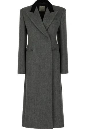 Sportmax Frakke, Dame, Sort, S, Uld, Double-Breasted Frakke