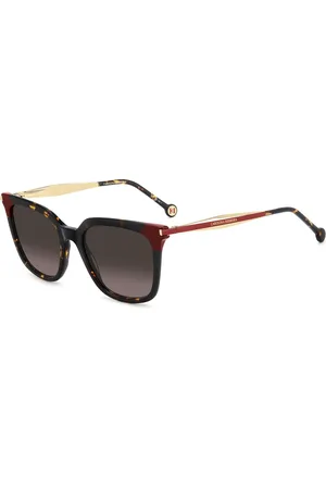 Carolina Herrera Tilbehør, Dame, Brun, 53 MM, Uld, Havana Solbriller Bruntonet Stil Her0308/S