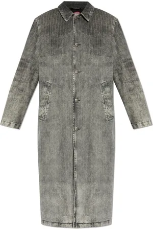Diesel Frakke, Herre, Grå, M, Bomuld, Padded Coat D-Jack-S1