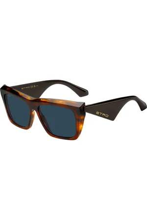 Etro Tilbehør, unisex, Brun, 57 MM, Uld, Stilfuld Solbrille Skræddersy Kollektion