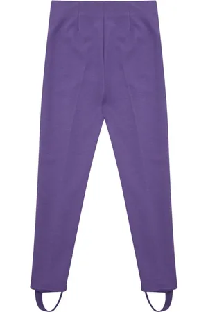 LARDINI Bukser, Dame, Lilla, XS, Lilla Viscose Jodhpurs-stil Bukser
