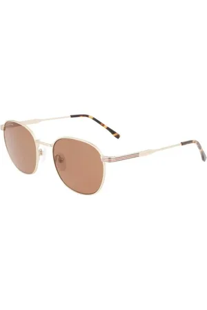 Lacoste Tilbehør, unisex, Gul, 52 MM, Uld, Stilfulde solbriller