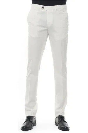 CANALI Bukser, Herre, Hvid, 5XL, Bomuld, Chinos