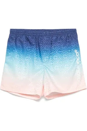 Casablanca Badetøj, Herre, Blå, L, Navy Blå Badeshorts med Logo
