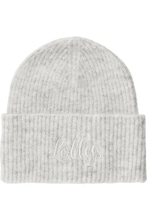 Lollys Laundry Tilbehør, Dame, Grå, ONE SIZE, Uld, Blød Strikket Hue