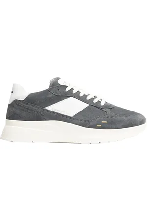 Filling pieces Sko, Herre, Grå, 42 EU, Læder, Jet Runner Shark Sneakers