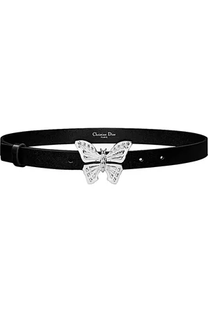 Dior Tilbehør, Dame, Sort, 90 CM, Uld, Stilfuldt Bælte