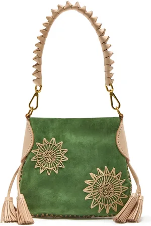 Maliparmi Taske, Dame, Grøn, ONE SIZE, Suede, Mini Hobo Suede Taske