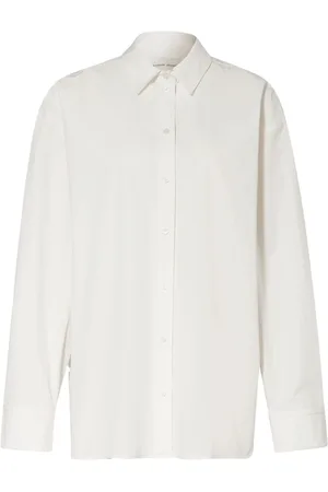 Loulou Studio Bluser & Skjorter, Dame, Hvid, XS, Bomuld, Espanto Cotton-Poplin Skjorte