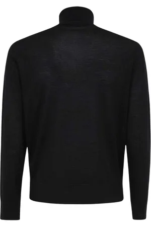 Dsquared2 Strik, Herre, Sort, L, Uld, Stilfuld Pullover Sweater