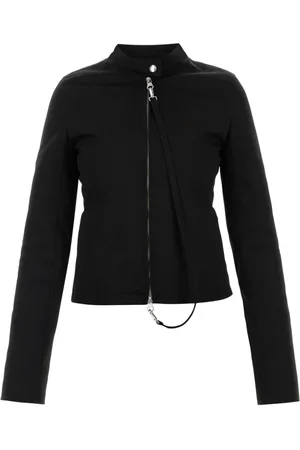 Courrèges Jakke, Dame, Sort, 2XS, Sort Canvas Jakke til Mænd