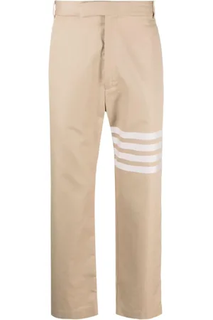 Thom Browne Bukser, Herre, Brun, S, Bomuld, Cotton 4-Bar Straight Leg Trouser