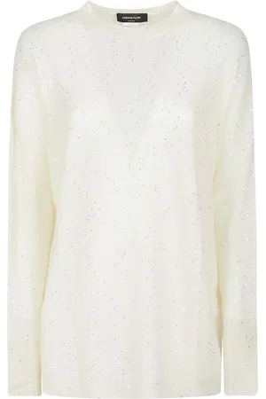 Fabiana Filippi Strik, Dame, , S, Afslappet Strik Pullover Sweater
