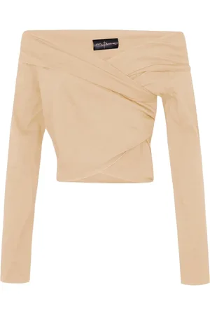 Cortana Top, Dame, , L, Hamp, Asymmetrisk Hamp Viscose Crop Top