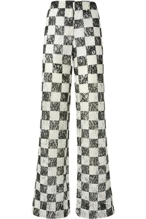 Pinko Bukser, Dame, Flerfarvet, XS, Uld, Stilfulde Percy Bukser