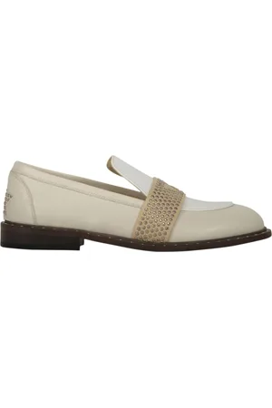 LORENA ANTONIAZZI Sko, Dame, , 38 EU, Læder, Studded Læder Loafers